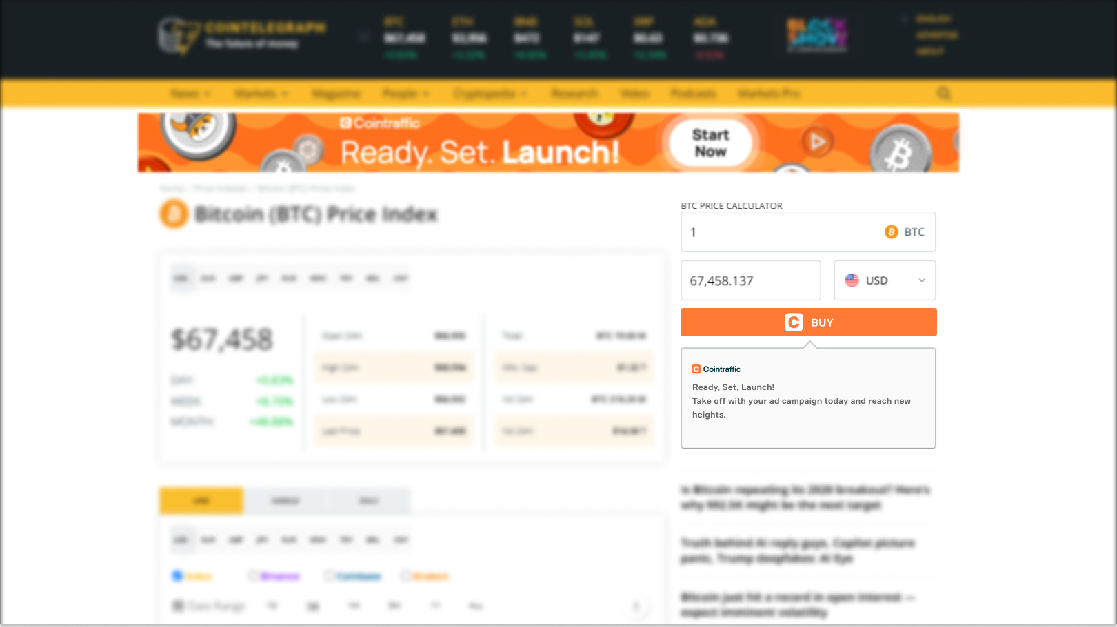 Cointraffic - Premium Crypto Advertising Marketplace